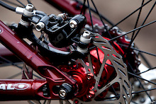 44Racing Rockstar team Last Tremonia 4X prototype equipped with prototype/unreleased Kore USA components, Fox Shox, Halo 4XR wheelset, MRP, Schwalbe factory First Ride tyres, SRAM X0 brakes/drivetrain.