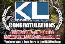 BCBR Kazlaw Award Winners Are...