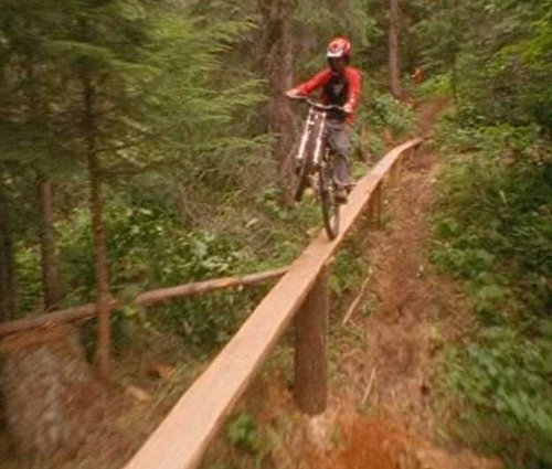 Samuel Jackson Lindsay-Brown could ride a bike. Screen cap from NWD III.