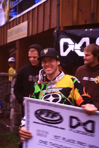 Bryn Atkinson (Intense/Crankbrothers) Pro Mens Oregon State DH Champion