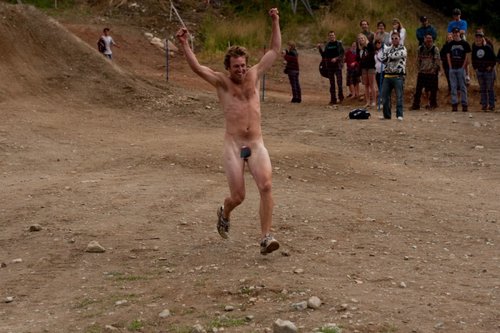 Crankworx's first ever streaker