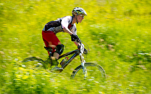 Katrina Strand in stage 4. Local girl does good--second place.