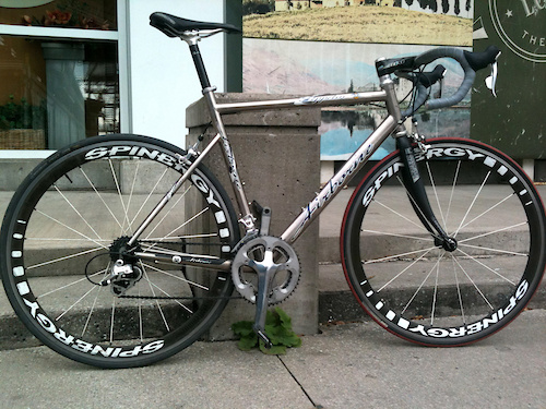 out on a test ride