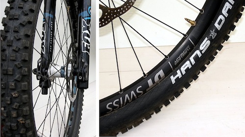 DT Swiss AM wheel and Hans Damf tire