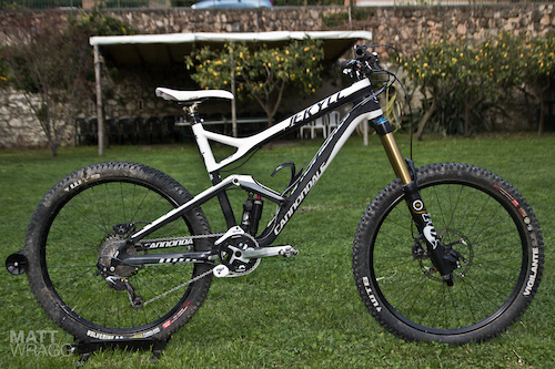 Mark Weir's Cannondale Fulcrum race bike.