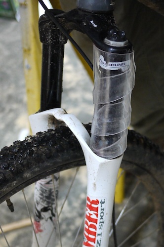 fork sleeve suspension