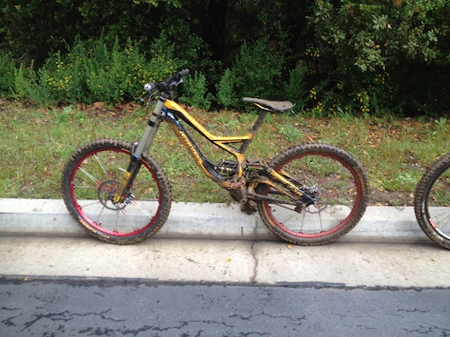 Nice day of riding in SLO with Jordan and Steven on my Specialized Demo 8 with crankbrothers opium wheels