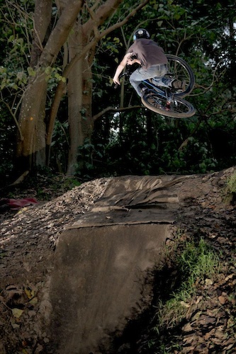 table into the step up/berm. photo by Rohan Batt