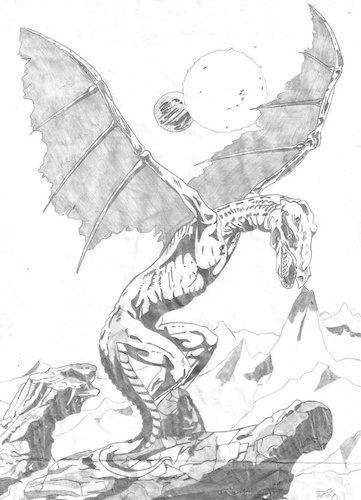Drew this when I was 13-14. Not my original but no tracing involved..... Original: “Long”
