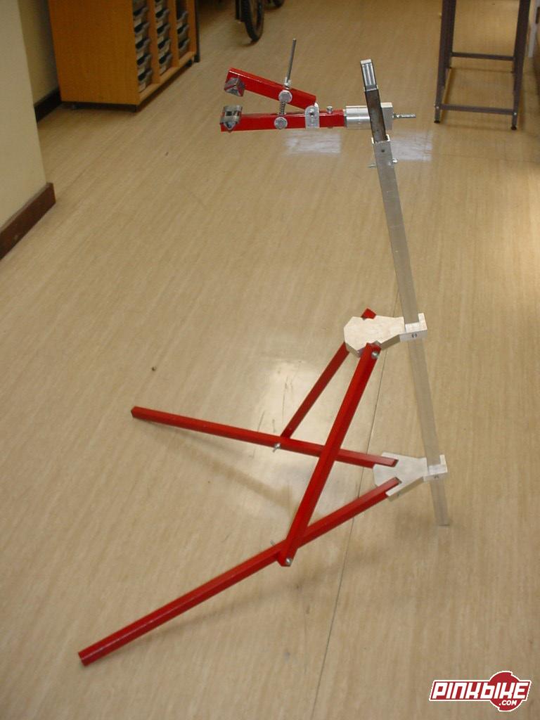 homemade bike stands