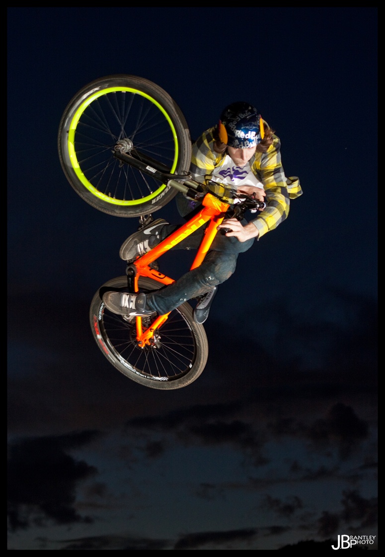 Brandon cranking a