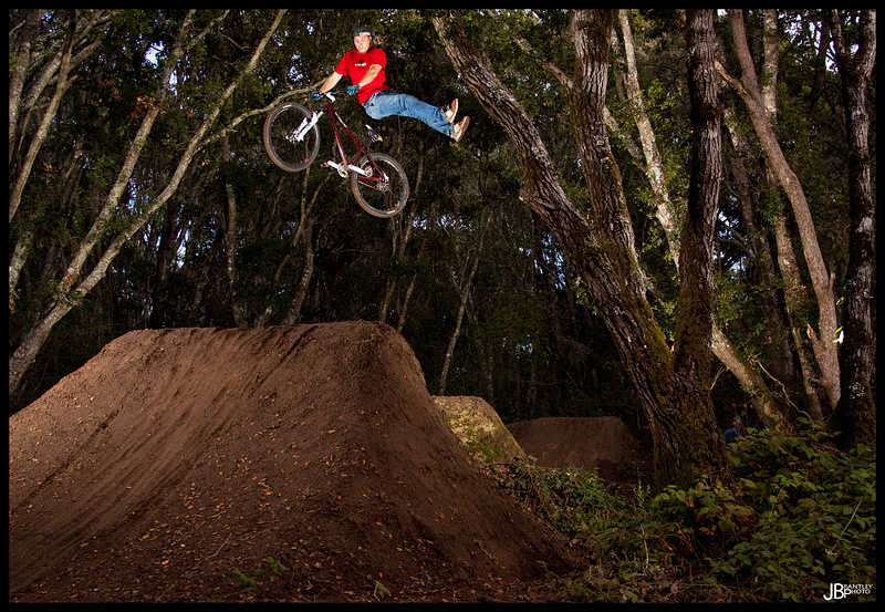 Greg riding the new Haro hardtail!