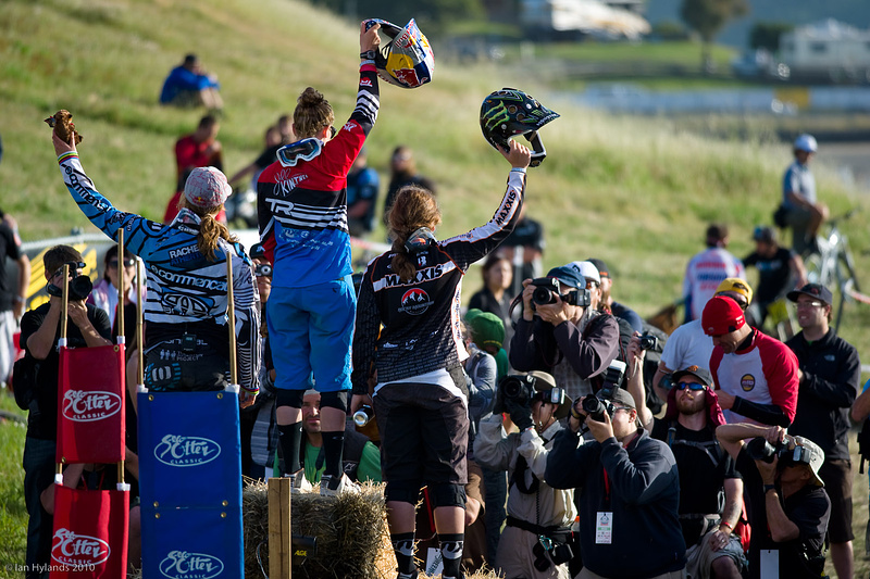 Women's podium