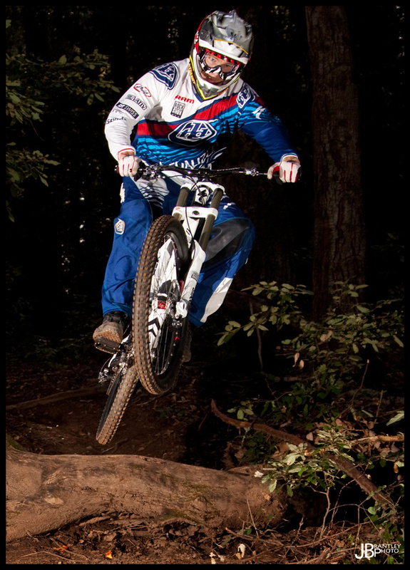 Airing down the trail about 20-25ft. Pinned!