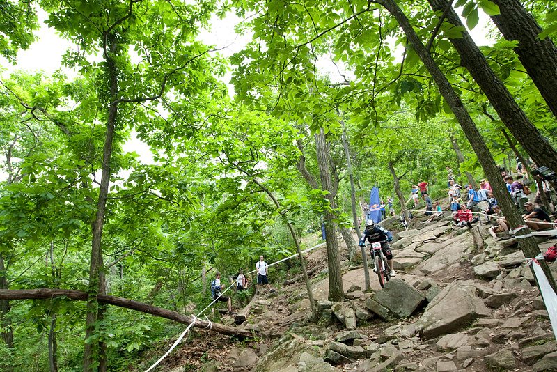 This shot gives you a good idea of how rocky it is here...