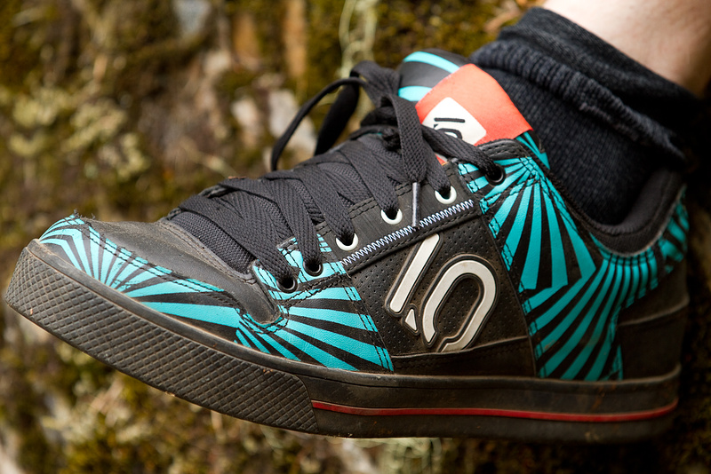 Five Ten Freerider shoe in blue zebra