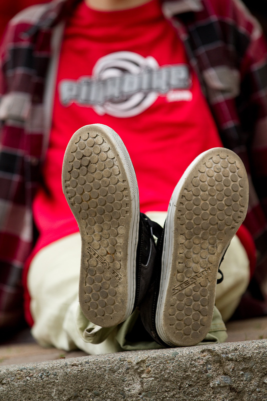 Underside of the Spitfire shoes