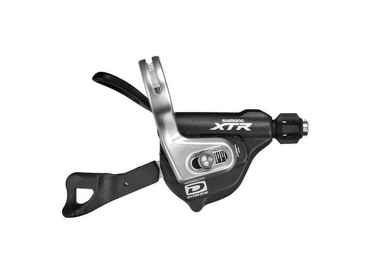 The XTR shifters allow you to adjust the pod laterally for better ergonomics and you can also use Shimano's i-spec bracket to mount it the same perch as the lever. A mode converter allows both 2 and 3 ring use without have to set up your limit screws as a hard stop.
