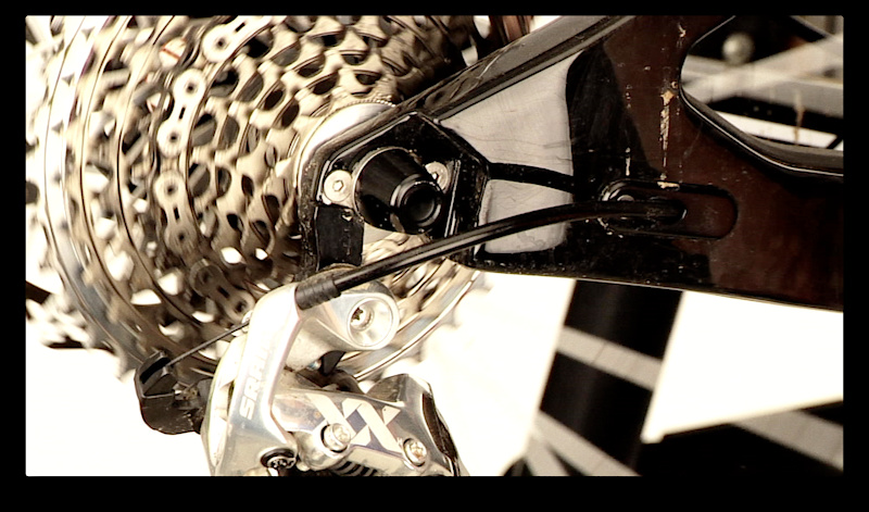 Step 4. Keeping it in the same gear while you pedal the bike for a few minutes to let the lube penetrate into the chain's inner workings