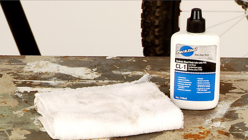 We used Park's Synthetic Lube with PTFE as it works great for the dry weather that we're coming into