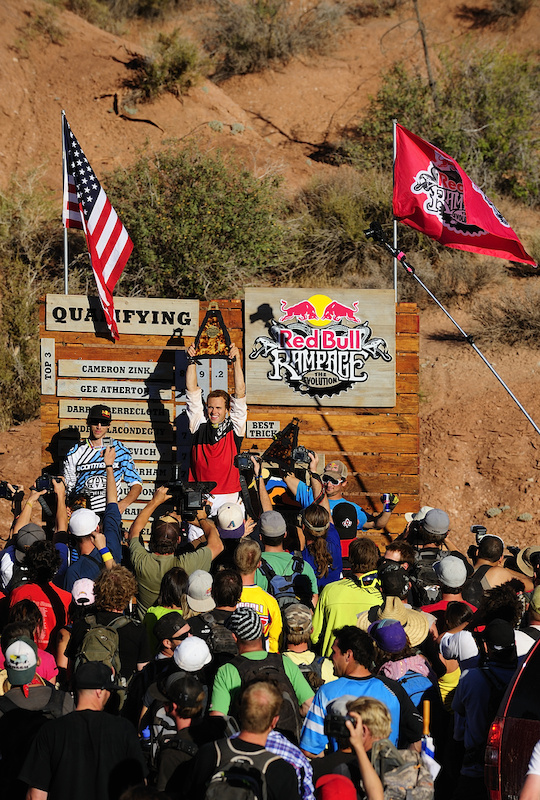 Cam Zink, Gee Atherton, Darren Berrecloth. 1 2 3. Way to send it boys!
