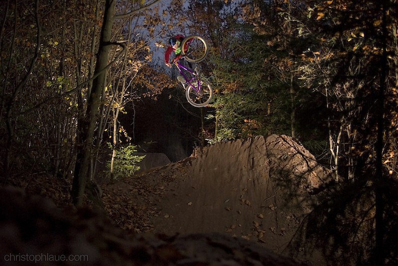 Urs Reinosch riding some trails