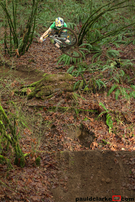 Mitch on the trail featured in 'Brighter' on a later prototype.