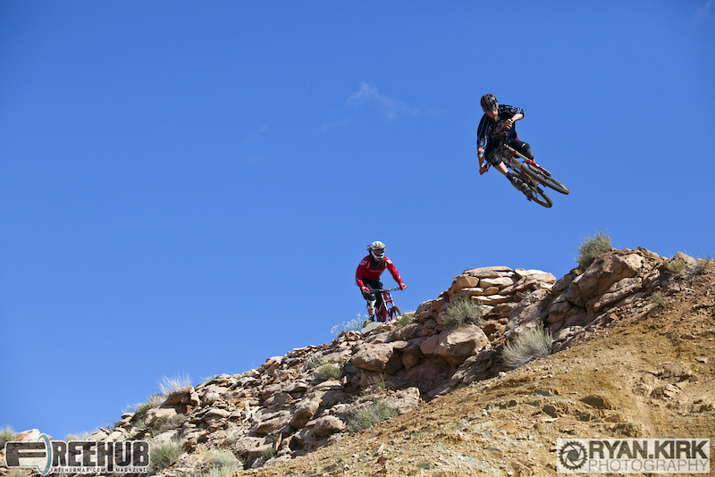 Aaron Braggs and Brandon Watts hitting the Red Carpet in Moab, UT.