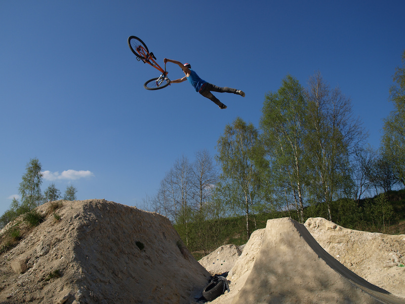 Tomas Zejda jumping with his Two6Player