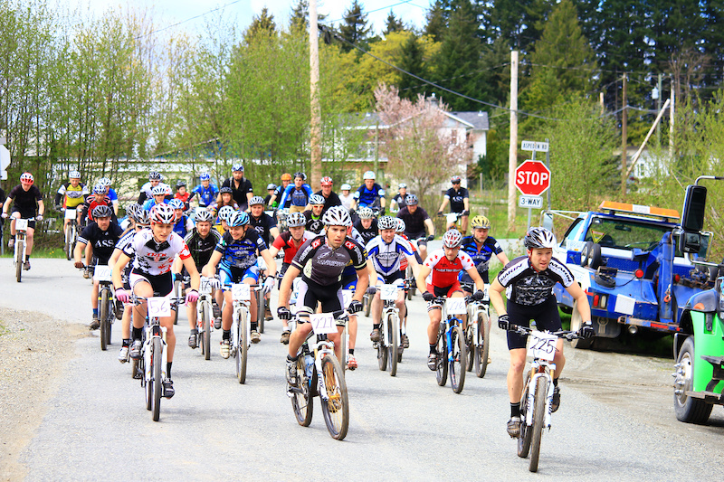 Gaining speed for the hill...