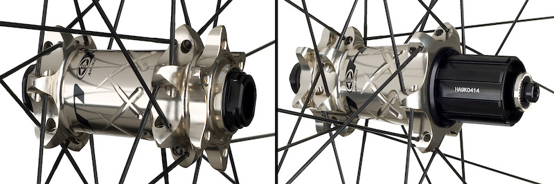 The stunning hubs rotate on ceramic bearings and can be converted to fit virtually every axle standard out there.