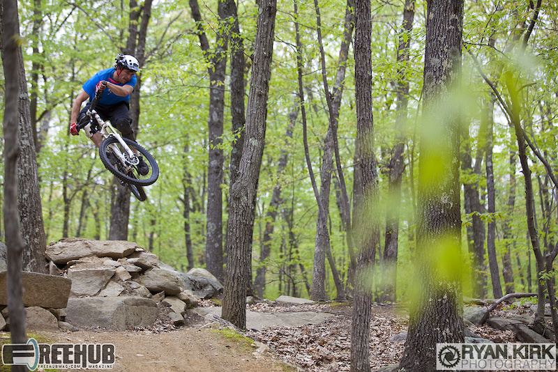 Rider Brandon Watts feeling funky at Vietnam in Milford, MA.