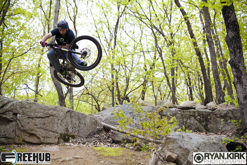 Rider Dane Burke setting the table at Vietnam in Milford, MA.