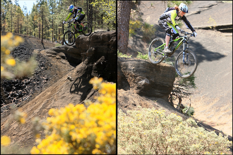 Solveig getting some air under her Scratch