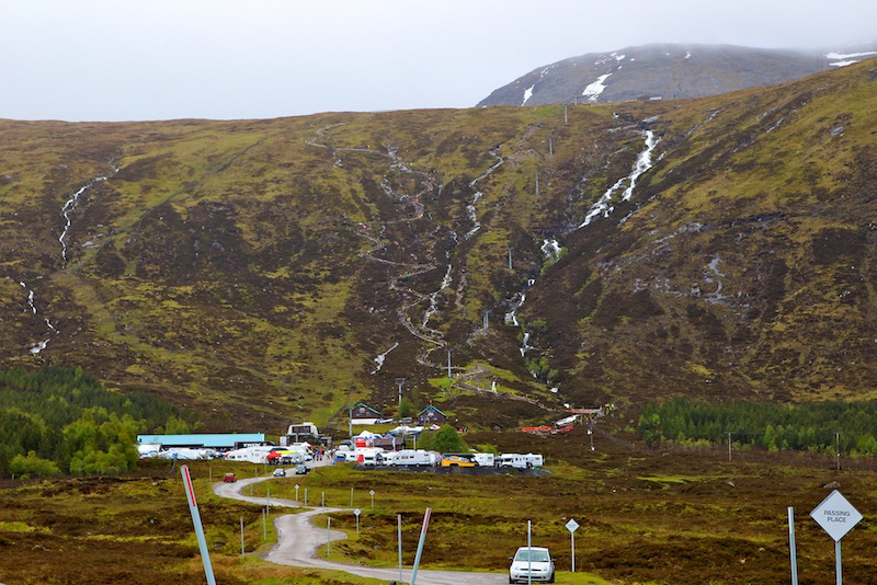 Glencoe from the road.