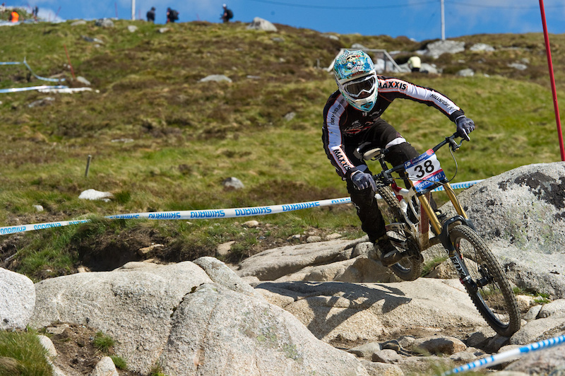 On course at Fort William.