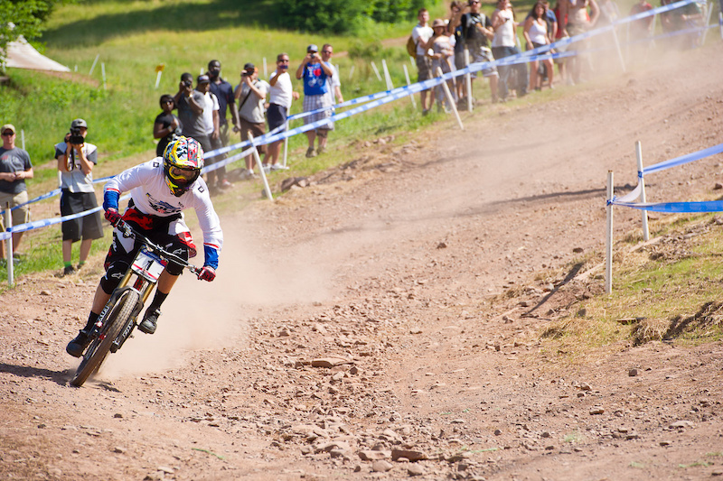 Aaron Gwin coming home for the win.