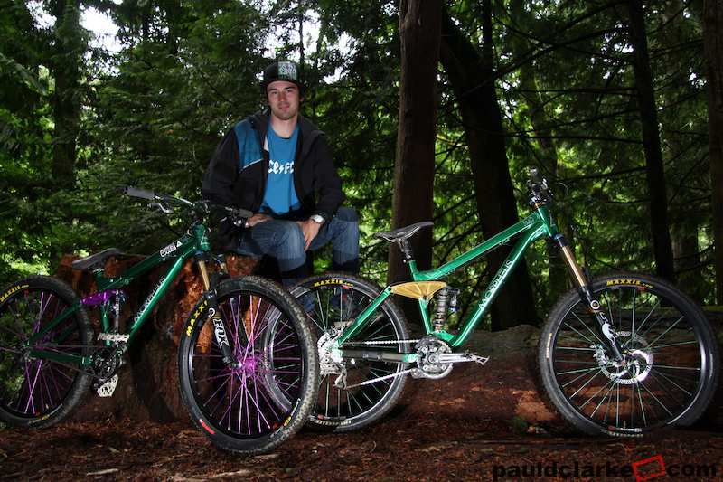 Mitch Chubey with his Morpheus Skyla and Loki.