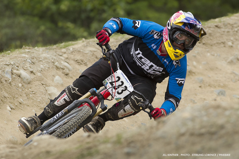 Women s first place in the GIANT slalom at Kokanee Crankworx in Whistler BC