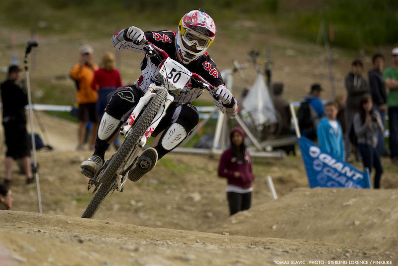 Men s first place in the GIANT slalom at Kokanee Crankworx in Whistler BC