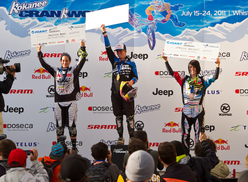 Women s Podioum L-R Melissa Buhl 2 Jill Kintner 1 and Daniele Beecroft 3