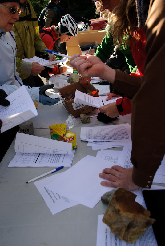 Volunteers making sure everything runs smoothly.