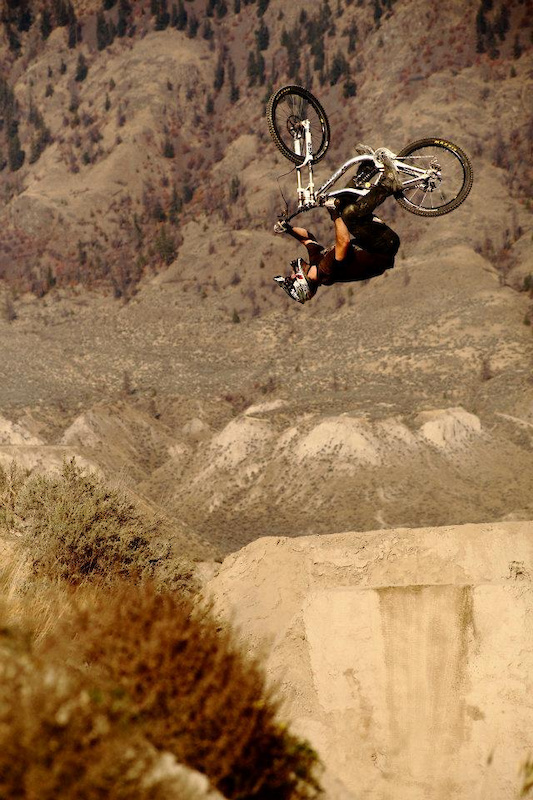 Getting Upside down and sideways Photo Matt Miles