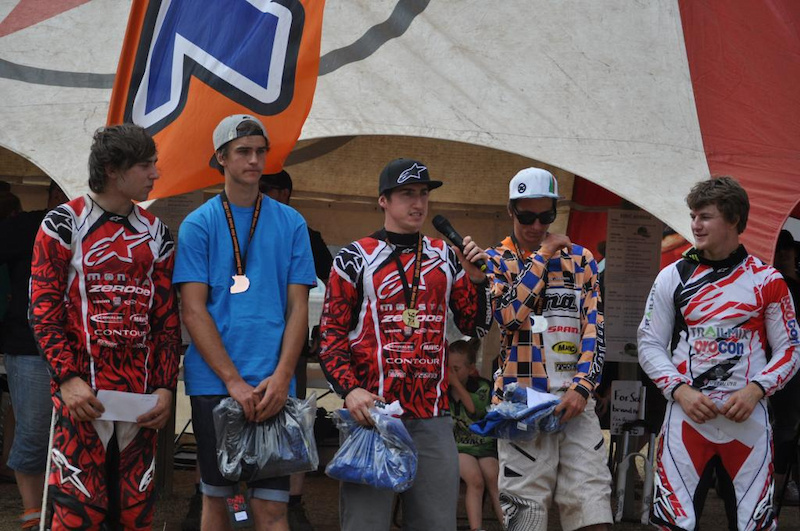 Ricky Clarke - Trailmix-Procon Racing Podium