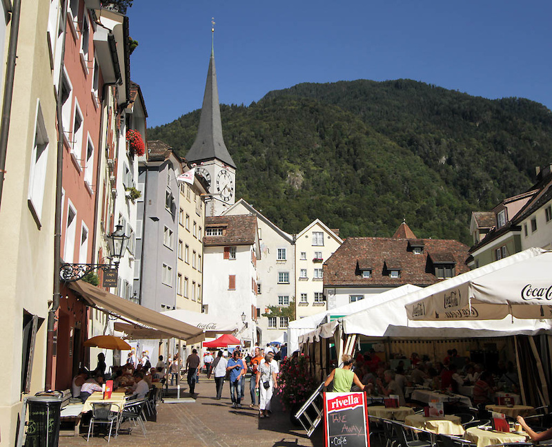 Old town Chur was built sometime in the late 11th century
