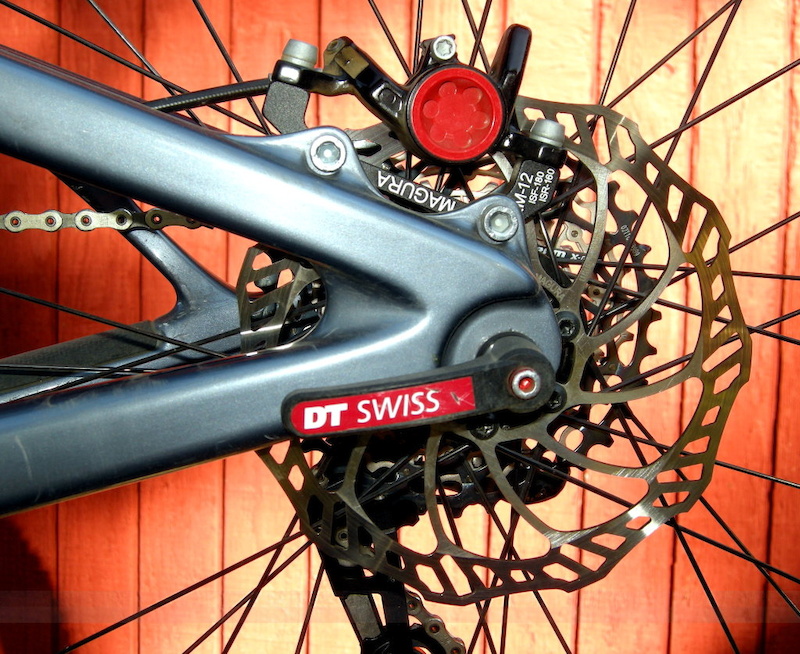 We accidentally lubricated this brake with chain lube and were awarded with a howler on the following ride. It runs silently now - after the Tech Tuesday fix.