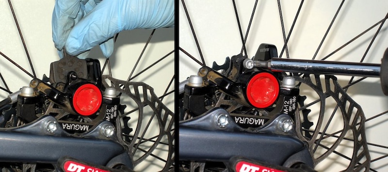Replace the pads and screw the pad-retainer pin back in using the maker s torque spec.