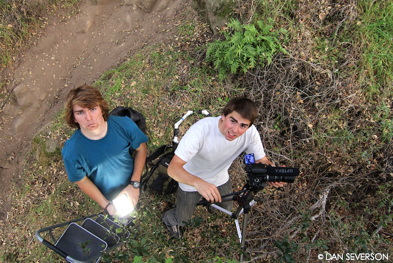 Behind the scenes ... Zak Rustigian video by Suspended Productions