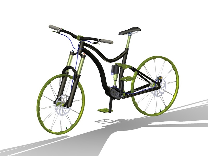 All Mountain Gearbox Frame design