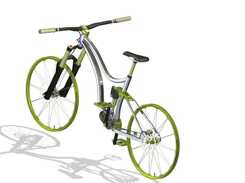 All Mountain Gearbox Frame design